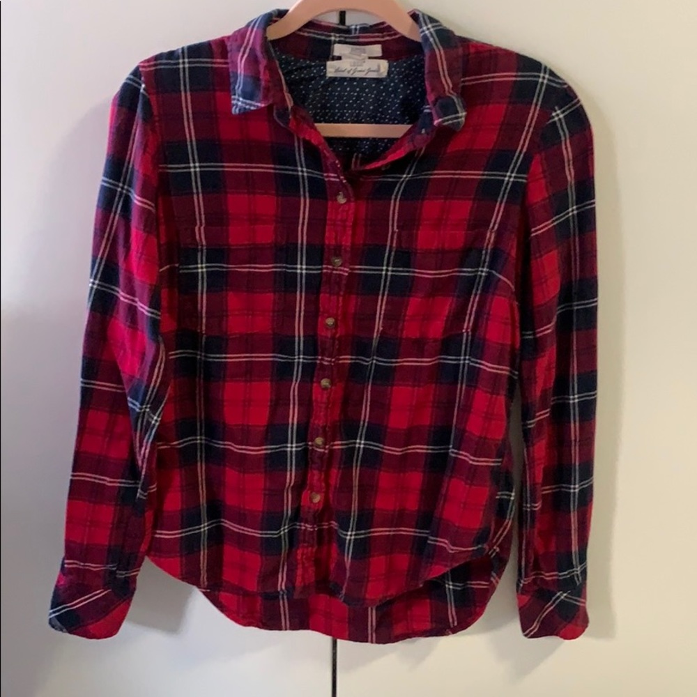 H&M's Plaid Button Down Shirt